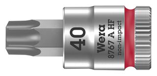 WERA 8767 8 X 28MM Hex Driver Bit, Torx, T8, 28mm