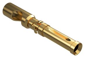 POSITRONIC FS114N2/AA Rectangular Power Contact, PCS Series, Gold Plated Contacts, Copper Alloy, Socket, Solder Cup