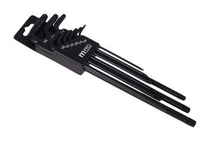 MULTICOMP PRO MP013234 Torx Key Set, T10/T15/T20/T25/T27/T30/T40/T45/T50, L Shape, Steel, 9 Pieces